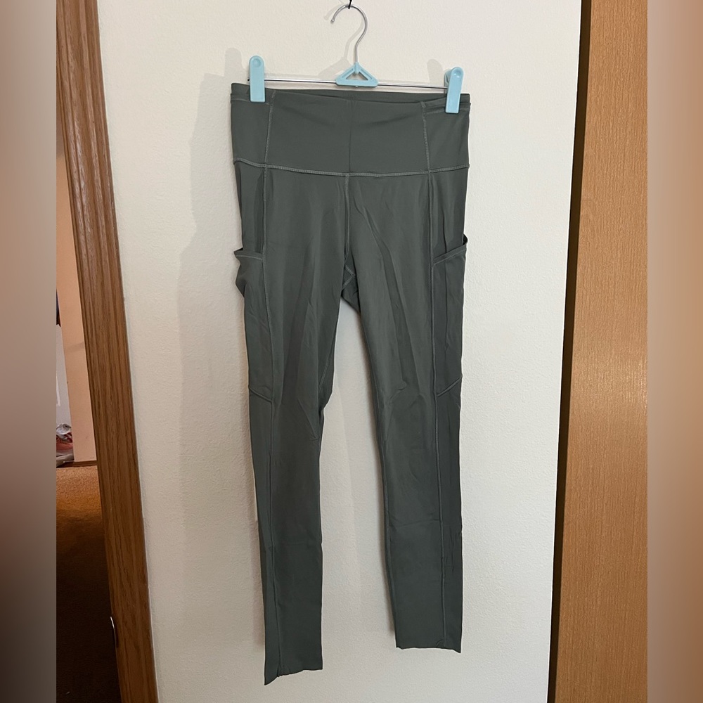 Lululemon Olive Green Leggings Womens